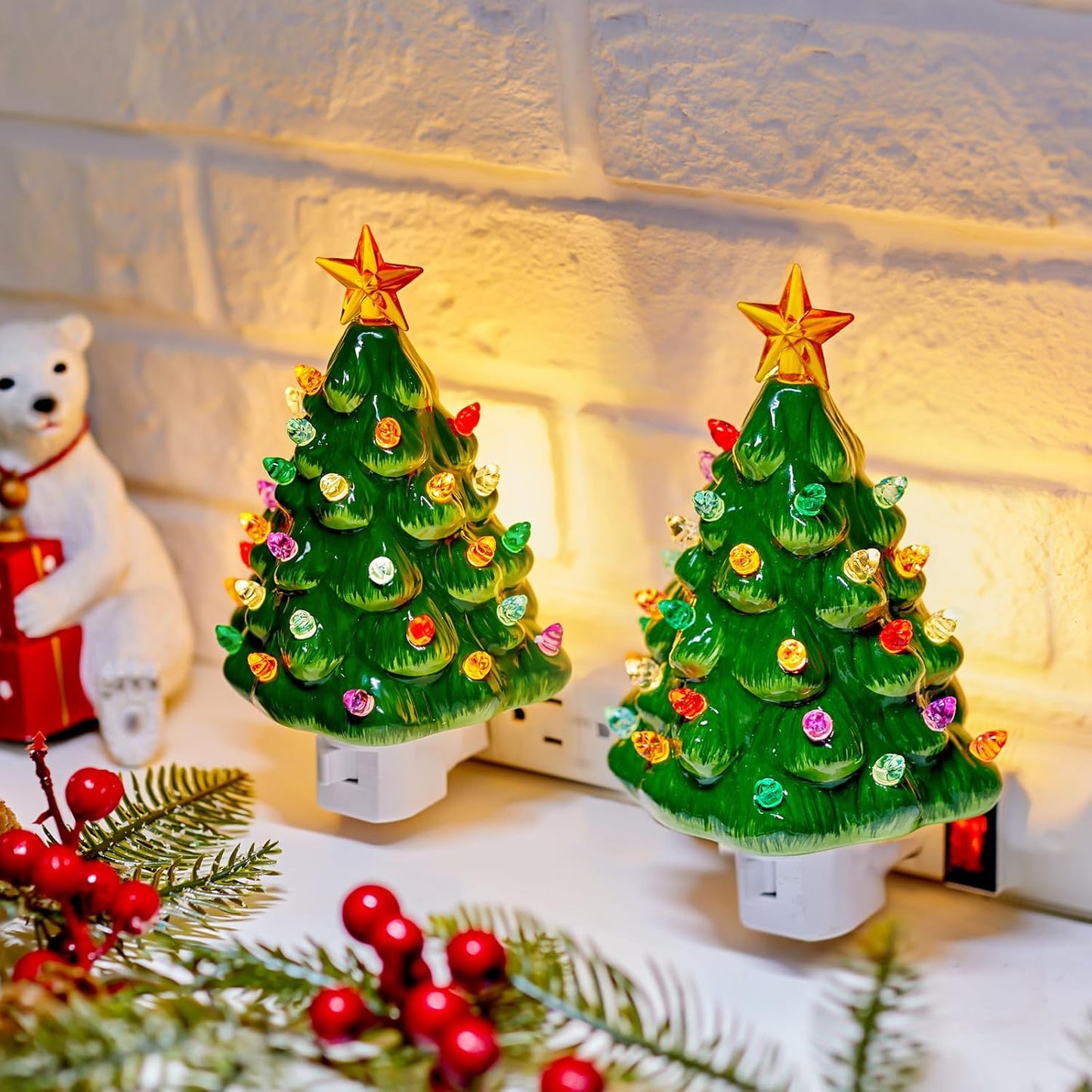 Christmas  Tree Night Light - 2 Pack